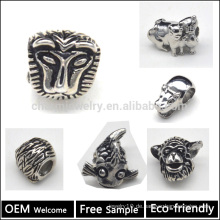Ever Fade &amp; AAA + Qualität Europäische Stil Edelstahl Perlen Tier Perlen Europäische Armband Perlen &amp; Charms BXGZ001
